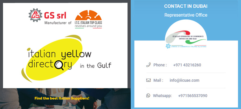 ITALIAN YELLOW DIRECTORY IN THE GULF - ITC Italian Top Class